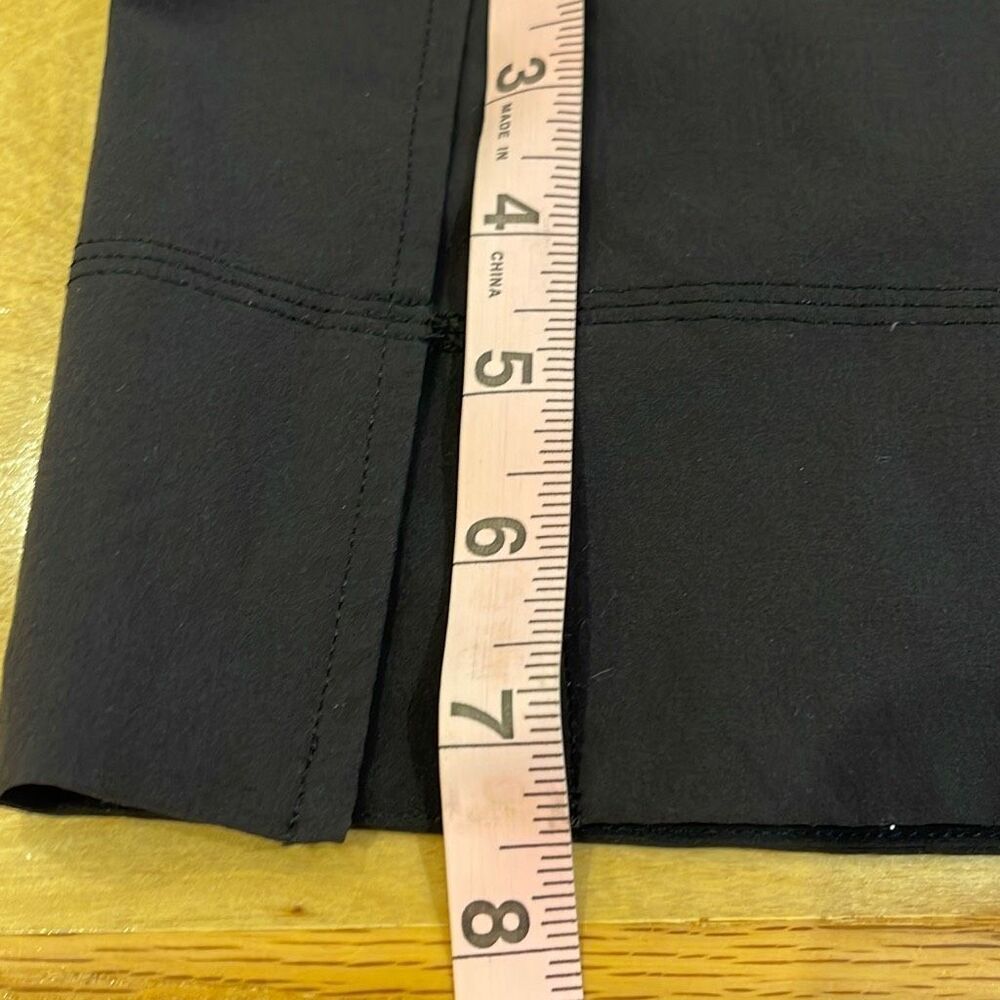Lululemon Womens Flat Front Stretch Pocket Pull-On Track Pants Black Size Medium - Picture 11 of 11